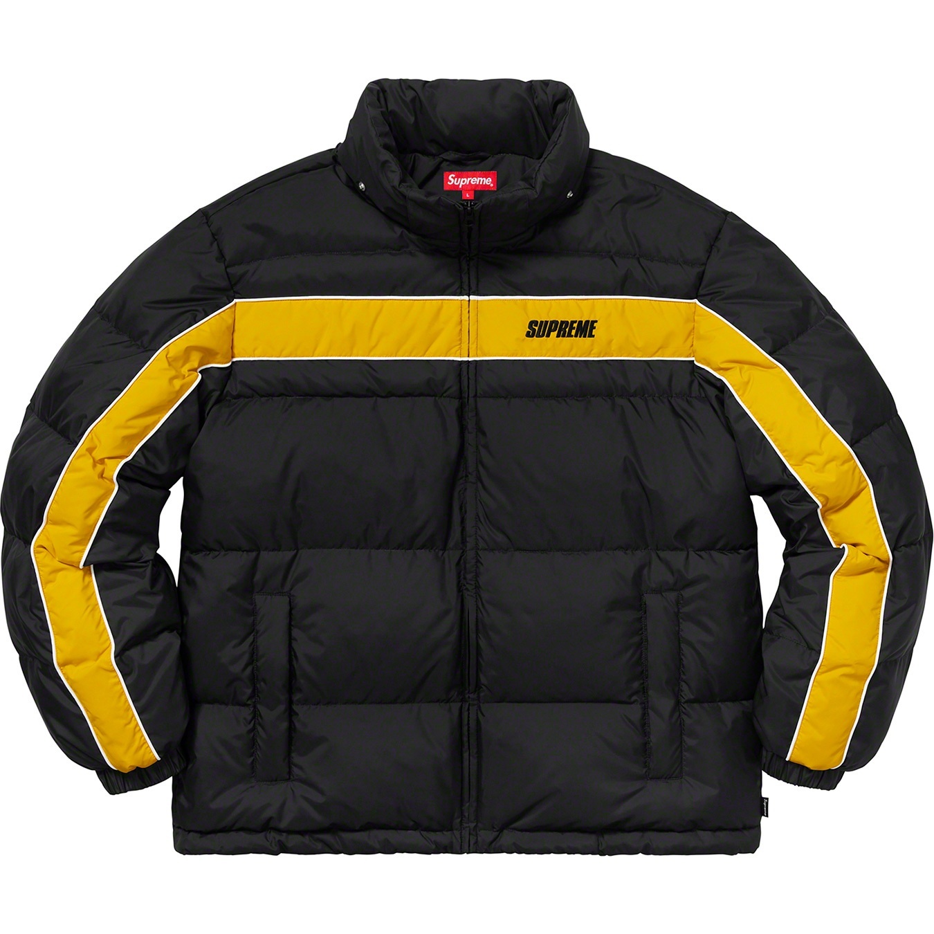 Stripe Panel Down Jacket view 8